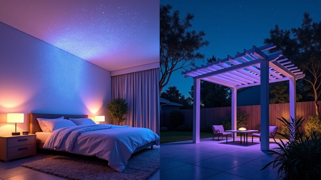 indoor versus outdoor locations