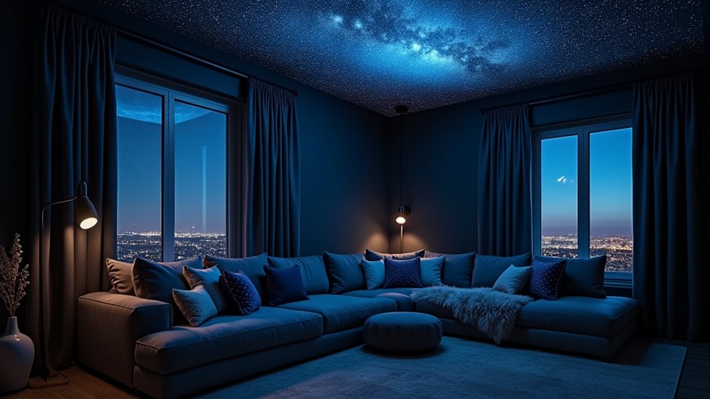 cozy entertainment space design