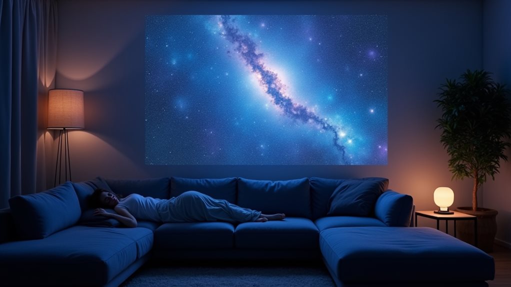 serene celestial indoor ambiance