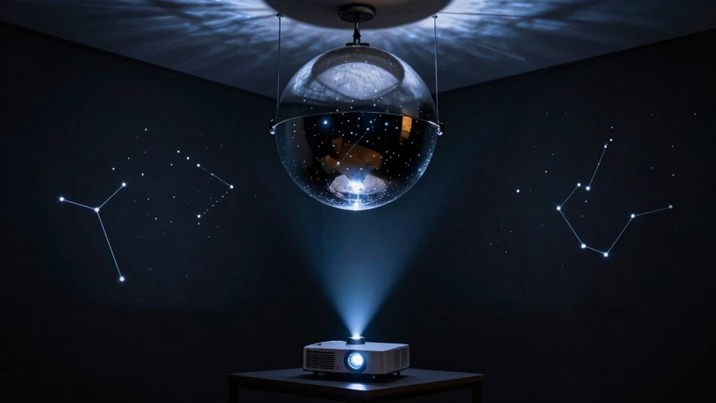 convex mirror dome mounted securely