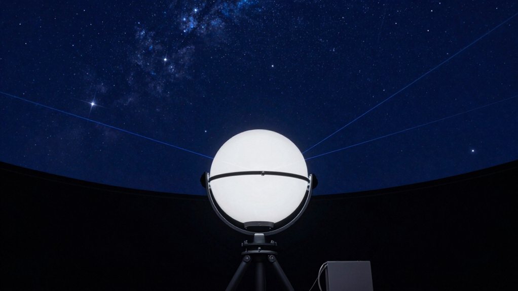 pinpoint projection aligned dome immersion